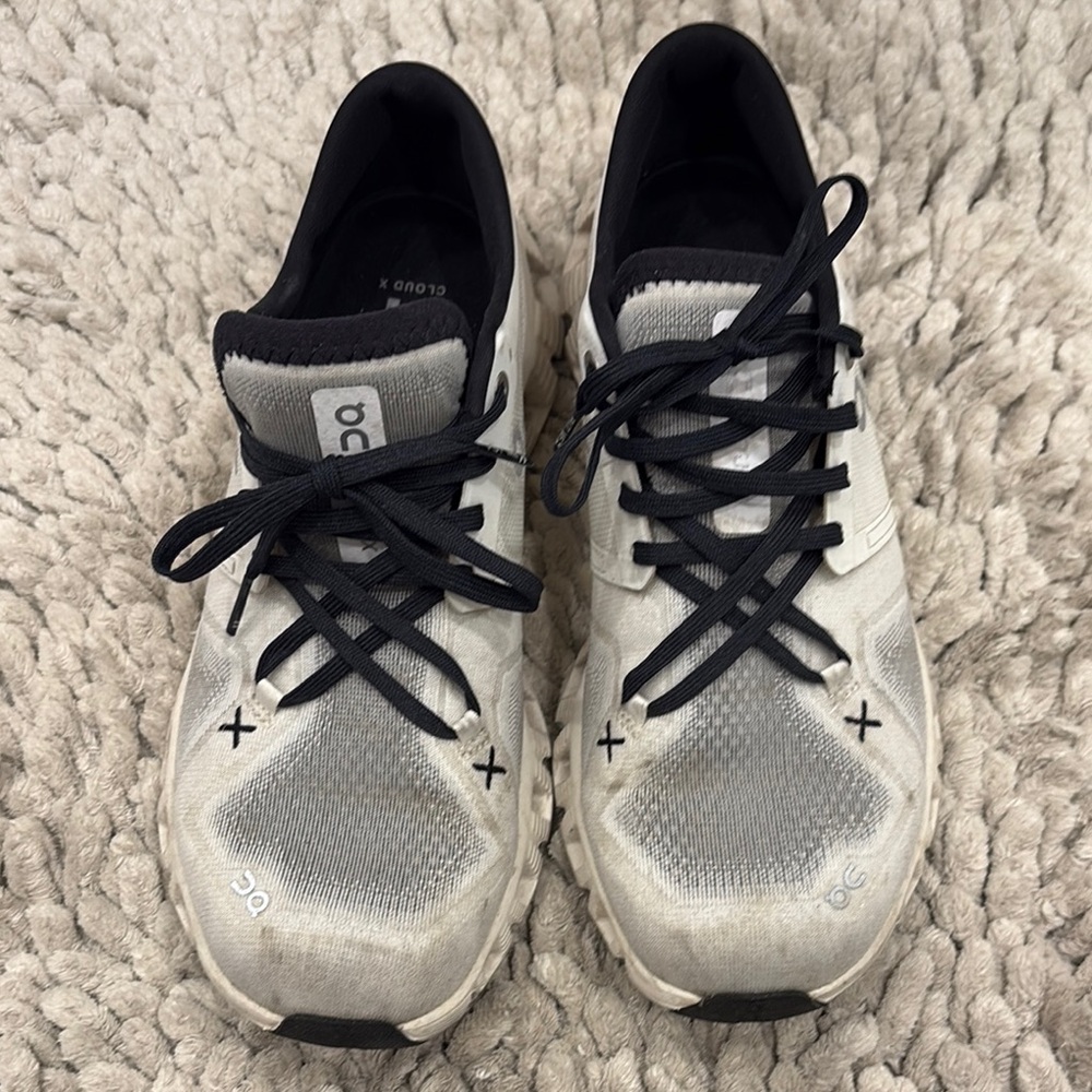 On Running Cloud Sneakers in Black and White